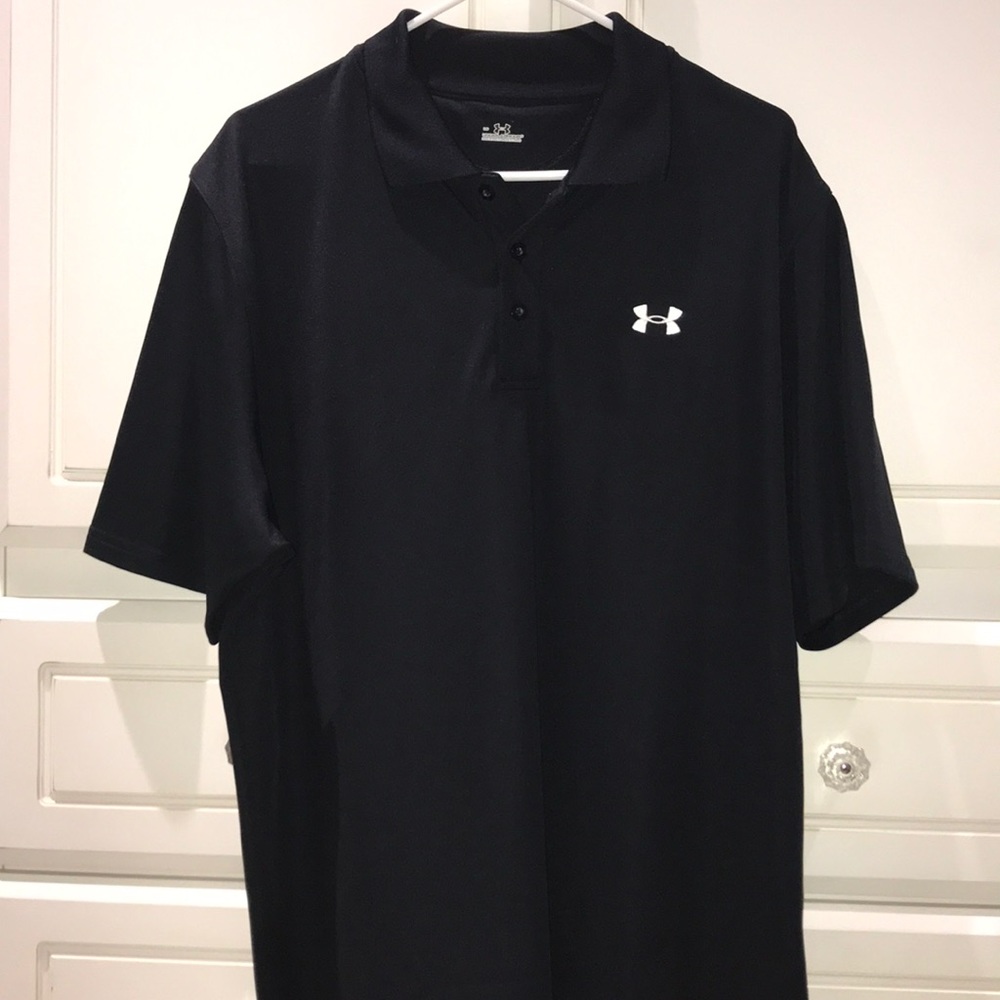 Black Under Armour Men’s Collared Shirt